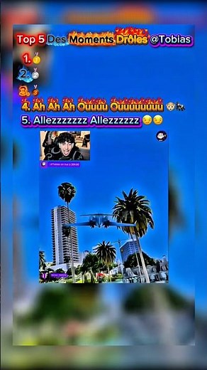 🎬 Top 5 des moments les plus drôles de Tobias 🤣 #gtav #noface #rp #humour #gta5 #roleplay #gta