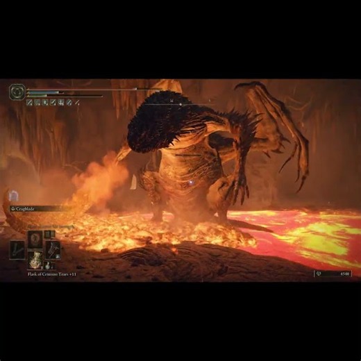 My Old Friend, the Executioner's Greataxe, decimates a Magma Wyrm! | #eldenring #trending