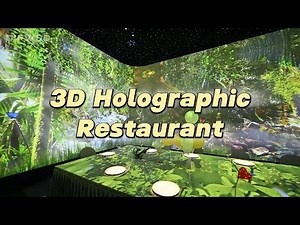 3D Holographic Immersive Restaurant Projection - DIFWOD Immersive Projection System
