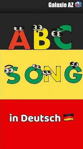 【Shorts】New German ABC Song 🎵 Learn the Alphabet in 30 Seconds! #shorts