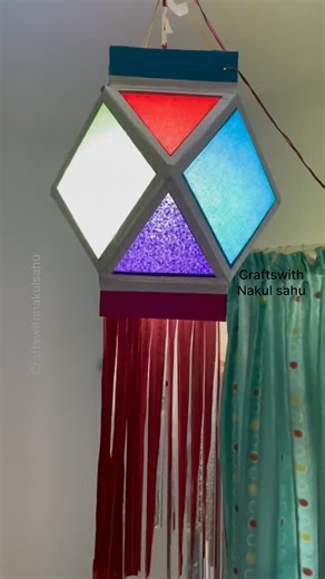 Nakul Prasad Sahu on Instagram: "Akash kandil making at home with waste cardboard Diwali DIY Idea from lamp decor diwali decor hanging crafts with Nakul Sahu #diy #diwali #diwalivibes #decor #decoration #diwalidecorations #lalten Traditional akashkandil #diwalirangoli #paper #papercrafts #craft #explore #explorepage #exploremore #instagram #instagramreels #viral #viralvideos #festival #paperball #paperlamp"