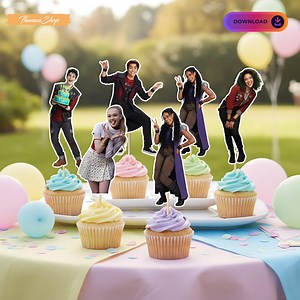 Zombies-4 Cupcake Topper: Fun Party Decor for Kids (digital) - Etsy