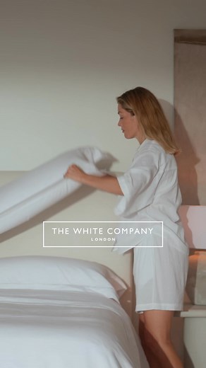 A bed well made. High thread counts, pristine textures, fine embroidery and Oxford borders. Discover premium bedding collections. | The White Company