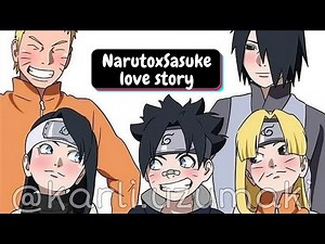 NaruSasu love story - Sasuke and Naruto living their lifes together with three kids