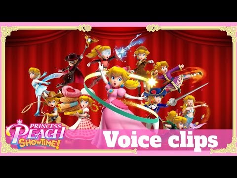 ♡Princess Peach: Showtime! - All Voice clips♡