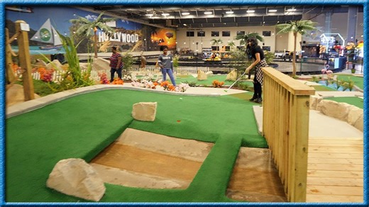 Never seen mini golf like this before