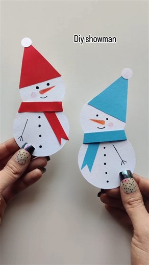 87K views · 10K reactions | Diy Snowman ⛄ #reels #diy #handmade #easy #crafts #artist #kidscrafts #art #christmastree #christmastime #christmasdecor #christmas #papercraft #papertree #christmasdecorations #christmasgiftideas#diychristmastree#diysnowman #snowman | Kajal's Creative Corner | Facebook