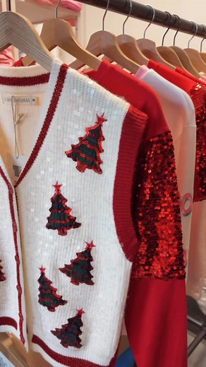  Our brand new Christmas sweaters launch TONIGHT at 8 PM online! Don’t miss the coziest, cutest styles of the season. ❤️✨ Set your alarm, these are going to sell out fast! | Clothes Minded | Facebook