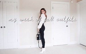 【Jessica】秋季一周穿搭记录  |  Fall Outfits of the Week | Jessica Howell