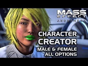 Mass Effect Andromeda - Character Creator - Male & Female (All Options)