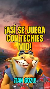 Techisor enseña como se juega con Techies MID ¡Así se juega Techies! Tan gozuuuuuu | Techies Senior