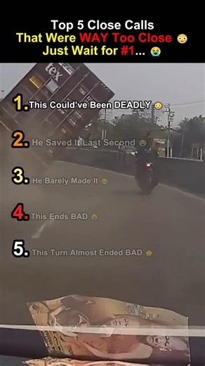 Top 5 Close Calls That Will Shock You 😬