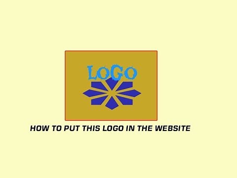 how to put logo in website?