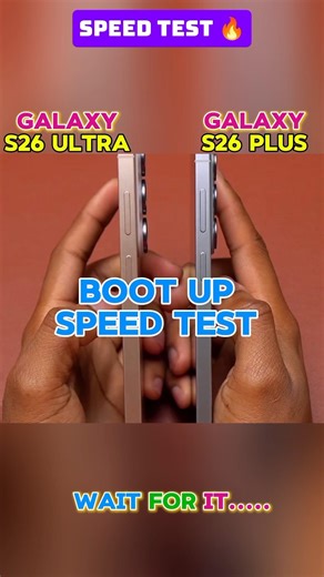 💀🔥GALAXY S26 ULTRA VS GALAXY S26 PLUS ✨⚠️ BOOT UP SPEED TEST 🔥