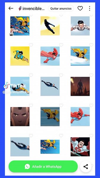 Stickers Invencibles para WhatsApp en Stickerly