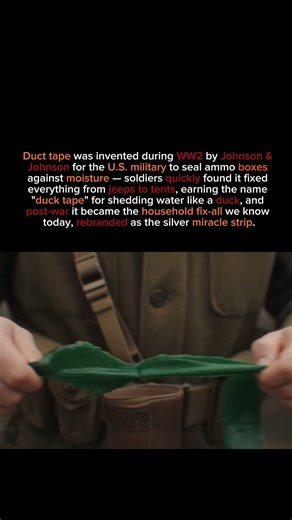 WW2 Accidentally Invented Duct Tape