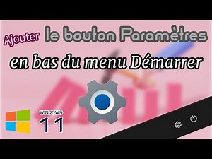 Add Settings button to bottom of Start menu