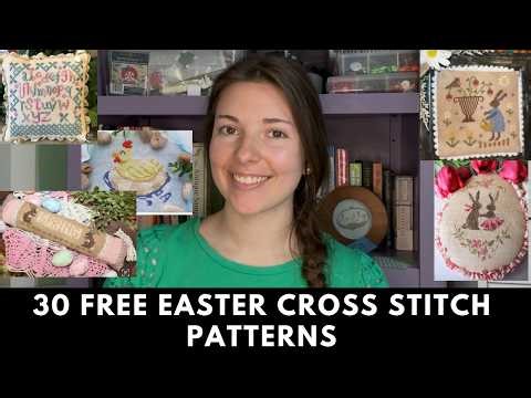 30 Free Easter Cross Stitch Patterns