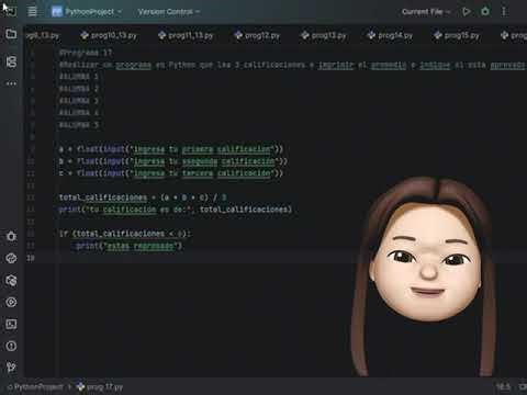 video 17, tutorial de como hacer un programa en python🐍💻✨