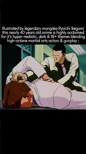 Crying Freeman (1988) #anime #animation #90sanimeedits #90sanime #akira #retroanimation