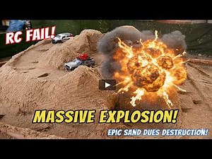 RC FAIL! Massive Explosion in Epic Sand Dunes Destruction 💥 | Extreme RC Off-Road Crash