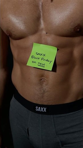 SAXX BF sale got our models going nonverbal.