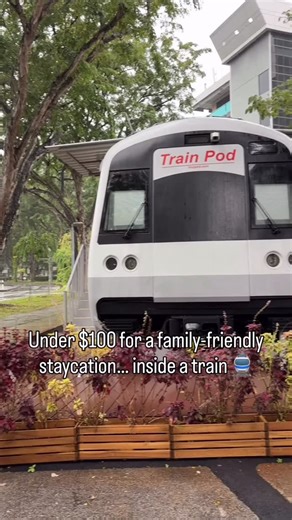 SG Deals & Freebies on Instagram: "Singapore’s first co-living train hotel 🚆✨ Stay in a decommissioned SMRT train for under $100 — complete with bunk beds, self check-in, laundry, vending machines, and all the essentials. Each pod is even named after MRT stations! Perfect for a unique family staycation or just a fun weekend escape. Book your pod and ride into a staycation like no other! 📍 Train Pod Singapore, One North"