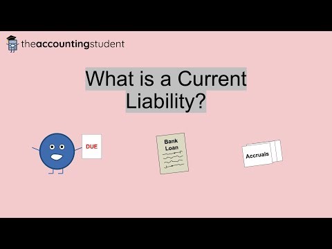 What is a Current Liability? (Explained with an example)