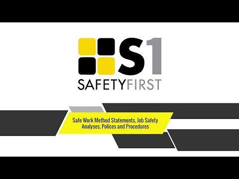 SWMS's, JSA’s, Policies and Procedures - Safety First Safety Basics