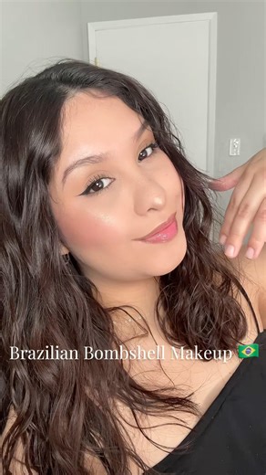 Brazilian Bombshell Makeup 🇧🇷 #brasil #makeupshorts #makeuptutorial #beautyshorts #makeup