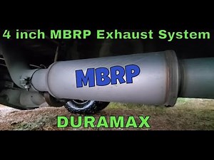 LB7 Duramax PURE SOUND: MBRP 4-Inch Exhaust Installed & WOT Clip!