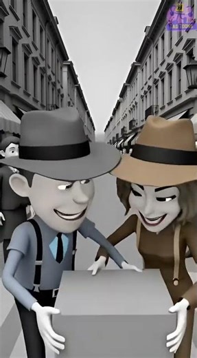Roki & Musfi’s Hilarious Silent Street Comedy | Chaplin-Style Fun #cartoon #shorts #sh0rts