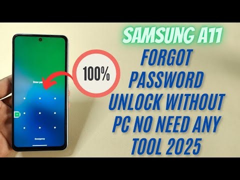 Samsung Galaxy A11 Hard Reset | Unlock Password Without PC | 2025 Updated Method