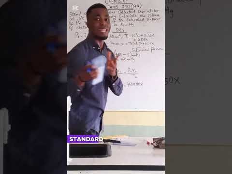 General Gas equation - Saturated water vapour 📚🔥