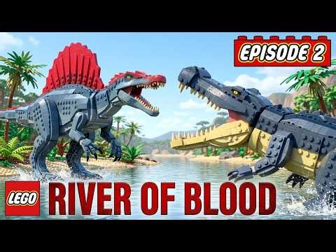 Lego Prehistoric Spinosaurus: River Of Blood | LEGO Animation | Episode 2