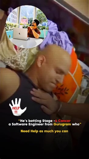Delhisay | Delhi City Page on Instagram: "Meet Piyush. Sirf 26 saal ka, ek hardworking Software Engineer at Accenture, Gurugram. Zindagi ne ek aisa mod dikha diya jiska koi andaza nahi hota. Aaj Piyush Stage-4 Cancer se lad raha hai. Har din pain, treatment aur umeed ke beech ki ladai hai. Hospital bills aur medicines uski family ke liye ek badi challenge ban chuki hain. 👉 Important Clarification: Ye reel ek influencer dwara banayi gayi hai sirf ek social cause ke liye. Iska kisi bhi tarah ka i