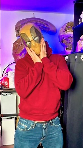 Amazon Cardboard Masks I Made #deadpool #epiccardboardprops