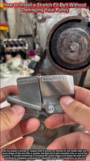 How to Install a Stretch Fit Belt Without Damaging Your Pulley