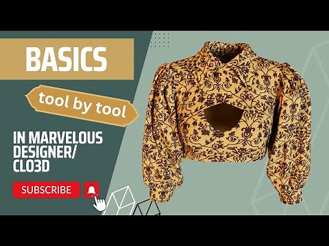 Shape tools: Marvelous Designer Beginner Tutorial Tool-by-Tool
