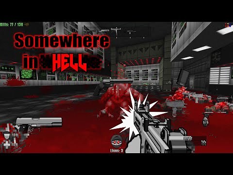 Somewhere in Hell v107 [Doom II Mod showcase] - Combat madness par excellence | 4K/60