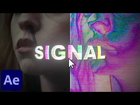The CRAZIEST Signal Effect - After Effects Tutorial