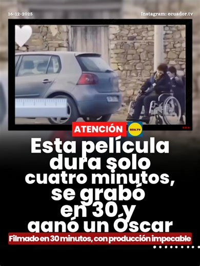 #ATENCIÓN | Esta película dura solo cuatro minutos, se grabó en 30 y ganó un Óscar 🚨. Dura apenas cuatro minutos, fue filmada en solo 30 y logró conquistar uno de los máximos reconocimientos del cine mundial: un Óscar. La película No juzgues demuestra que el tiempo no limita el impacto cuando la historia toca fibras profundas. Con una producción impecable y un mensaje poderoso, esta obra emociona más allá del premio y deja una reflexión que permanece en quienes la ven.