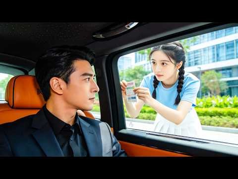 CEO single for 30 years, avoids women—falls for poor girl who sticks ad on his luxury car！