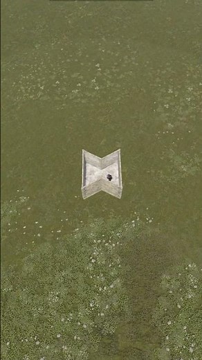 SOLO STARTER BASE! 😳🔥 Early Wipe Beast Build #rust #rustgame #rustbasebuild #shorts