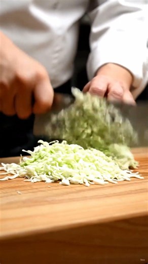 キャベツの高速みじん切り