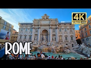 Rome Travel Guide [4k], walking Tour in Rome's Greatest Wonders