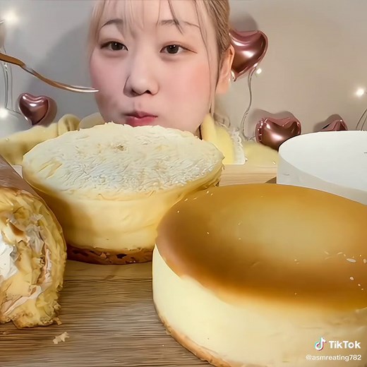 cake collection🤤💗#asmreating #miyuasmr #asmr #cake