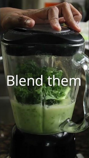 A Delicious Healthy Green Smoothie | Kale Smoothie #shorts