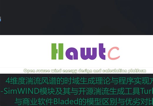 7. 4维度湍流风谱的时域生成理论与程序实现方法-SimWIND模块及其与开源湍流生成工具TurbSim与商业软件Bladed的优劣对比
