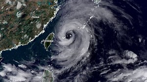 Typhoon In-fa strengthens as it sets its sights on Taiwan